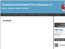 Tablet Screenshot of kreisfeuerwehrverband-tr-sab.de